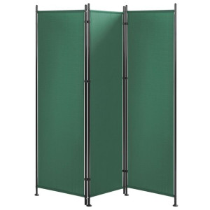 3-panelowy parawan pokojowy 160 x 170 cm zielony N