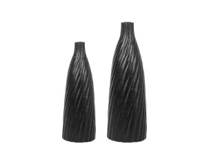 Wazon dekoracyjny ceramiczny 54 cm czarny FLORENTI