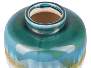 Wazon na kwiaty ceramiczny 16 cm wielokolorowy COL