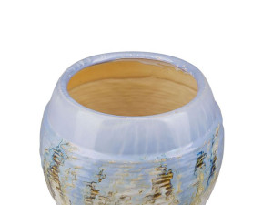 Wazon na kwiaty ceramiczny 19 cm wielokolorowy BER