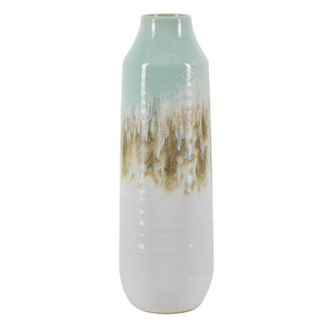 Wazon na kwiaty ceramiczny 30 cm wielokolorowy BYB