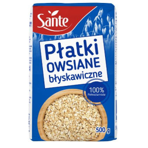 Płatki Owsiane Błyskawiczne 500g
