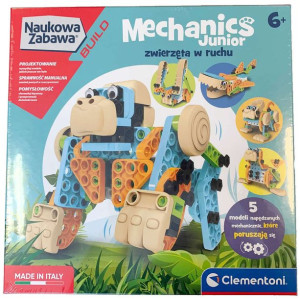Clementoni Klocki Mechanics Junior Zwierzęta w ruchu