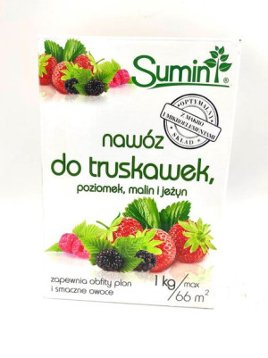 Sumin Nawóz Do Truskawek, Poziomek, Malin I Jeżyn 1 Kg Optymalny Skład