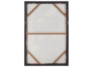 Obraz na płótnie w ramie lew 63 x 93 cm wielokolor