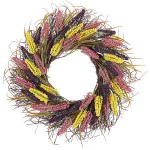 Wianek na drzwi ø 50 cm wielokolorowy CANDELARIA