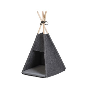 Namiot tipi dla kota 35 x 40 cm ciemnoszary ULUBEY