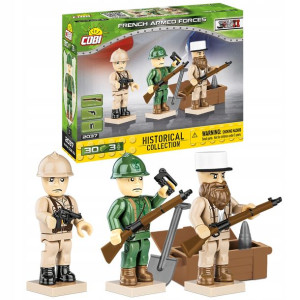 Klocki Cobi Francuskie Siły Zbrojne Armia Figurki