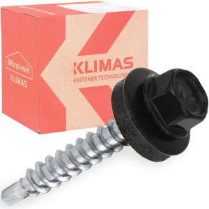 Wkręty Farmerskie Do Blachy, Drewna Wkręt-met 4,8x35mm Ral 9005 250szt