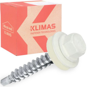 Wkręty Farmerskie Do Blachy, Drewna Wkręt-met 4,8x35mm Ral 9010 250szt