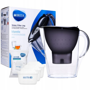 Dzbanek Brita Marella 2,4l + 3 Szt Brita Maxtra+