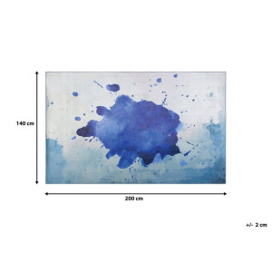 Dywan 140 x 200 cm niebieski ODALAR