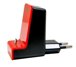 Ładowarka tele 5V 2A USB LTS Czer/czar W-96979 KEL