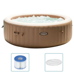 Intex Jacuzzi z hydromasażem, okrągłe, PureSpa