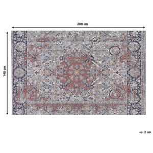 Dywan 140 x 200 cm wielokolorowy KORGAN