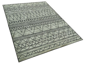Dywan 160 x 230 cm czarno-szary KEBAN