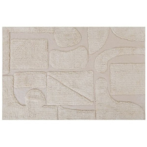 Dywan bawełniany 160 x 230 cm beżowy DIYADIN