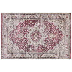 Dywan 150 x 230 cm czerwono-beżowy ARHAVI