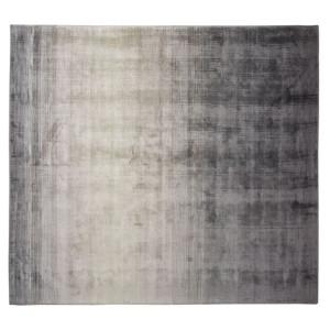 Dywan wiskozowy 200 x 200 cm szary ERCIS