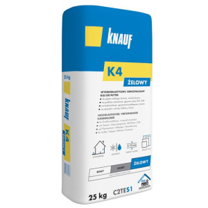 Elastyczny Klej Do Płytek Knauf K4 C2tes1 Żelowy 25kg/opak