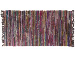 Dywan 80 x 150 cm ciemny wielokolorowy DANCA