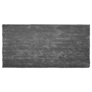 Dywan 80 x 150 cm ciemnoszary DEMRE