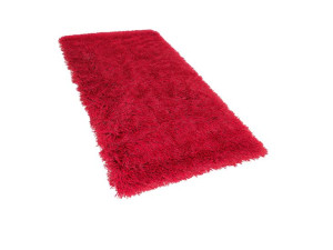 Dywan shaggy 80 x 150 cm czerwony CIDE