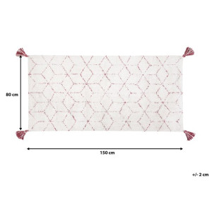 Dywan Shaggy 80 x 150 cm biały SAKARYA