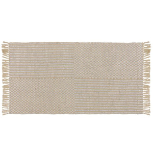 Dywan z juty 80 x 150 cm beżowy ADABAG