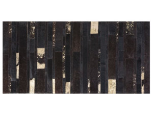 Dywan skórzany 80 x 150 cm brązowy ARTVIN