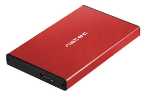 Natec Kieszeń zewnętrzna Rhino NKZ-1279 Czerwona