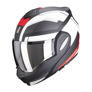 Kask Scorpion Exo-tech Trap Mat Blk/red/wh Gratisy