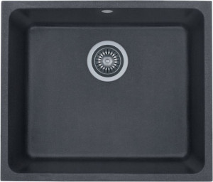 Zlew granitowy Kernau KGS U 60 1B Black Metallic