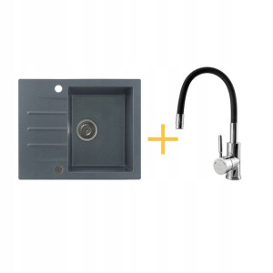 Zlew Kernau KGS A 4560 1B1D Graphite + bateria
