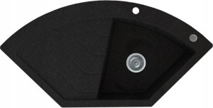 Zlew Kernau KGS B 90 1B1D Black Metallic narożny