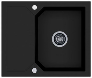 Zlew Kernau KGS P 4559 1B1D Deep Black granit
