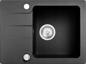 Zlew Kernau KGSC 4558 1B1D Graphite granit 1komora