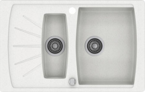 Zlew Kernau Kgst 6080 1,5b1d White Granit Ociekacz