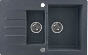 Zlewozmywak Kernau KGS A 6079 1,5B1D Graphite