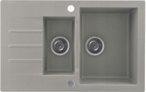 Zlewozmywak Kernau KGS A 6079 1,5B1D Grey Metallic