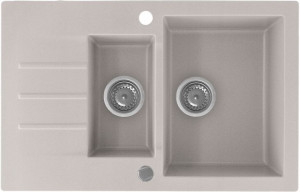 Zlewozmywak Kernau KGS A 6079 1,5B1D Natural Beige