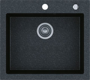 Zlewozmywak KERNAU KGS H 60 1B BLACK METALLIC