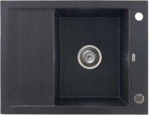 Zlewozmywak Kernau KGS M 4565 1B1D BLACK METALLIC