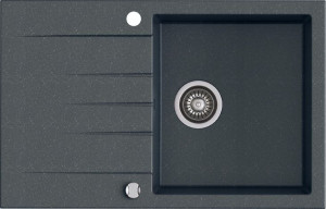 Zlewozmywak Kernau KGS V 45A 1B1D Graphite Granit