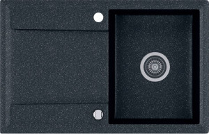 Zlewozmywak KERNAU KGS W 45 1B1D Black Mettalic