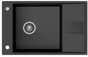 Zlewozmywak Kernau KGSD 6078 1B1D DeepBlack Zestaw