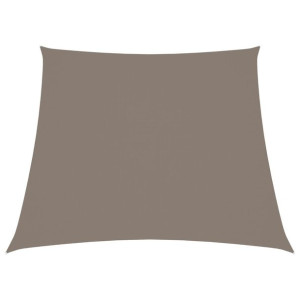 Trapezowy żagiel ogrodowy, tkanina Oxford, 4/5x4 m, taupe