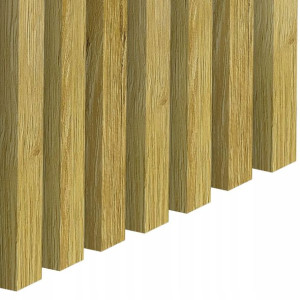 Lamele ścienne DĄB PRO 3D Listwy pionowe 12 szt.