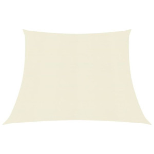 Żagiel przeciwsłoneczny, 160 g/m², kremowy, 4/5x4 m, HDPE