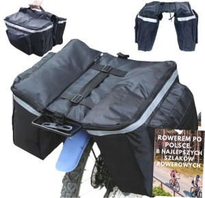 Super Sakwa Torba Na Bagażnik Rowerowy 28l+prezent